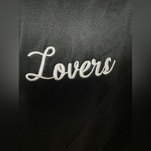 EUC Amiri Lovers Silk Striped Embroidered Bomber Jacket - Picture 15 of 16